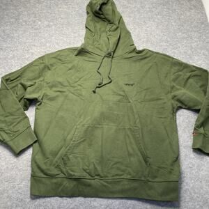 Levi's Green Men’s XL Hooded Sweatshirt Pullover Hoodie